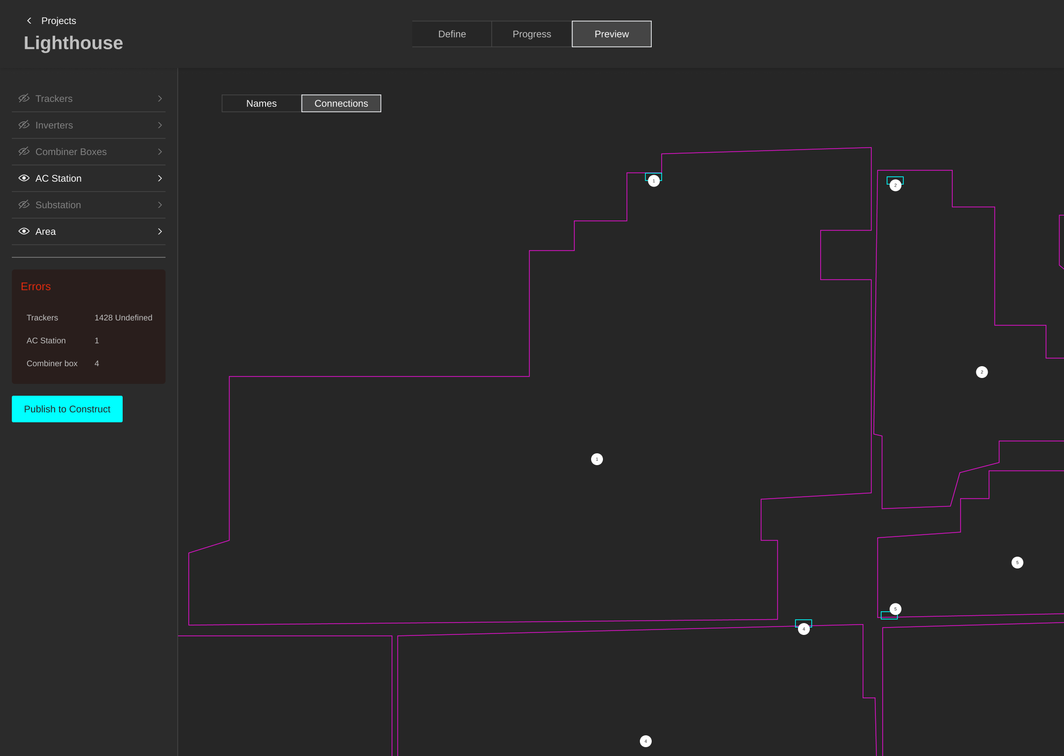 Lighthouse — Connection Mapping View