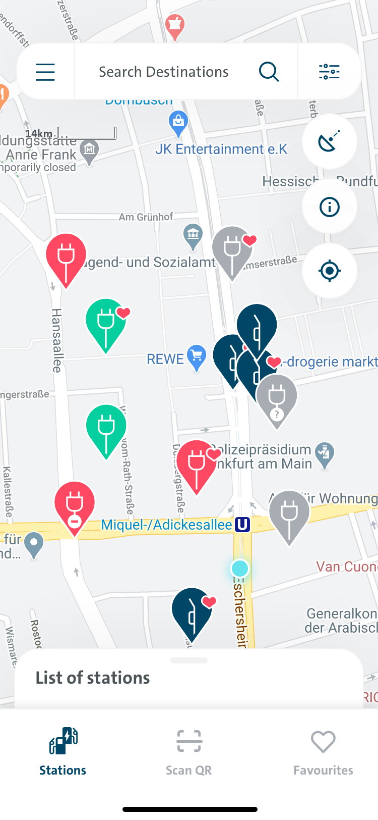 Overview with VW Icons
